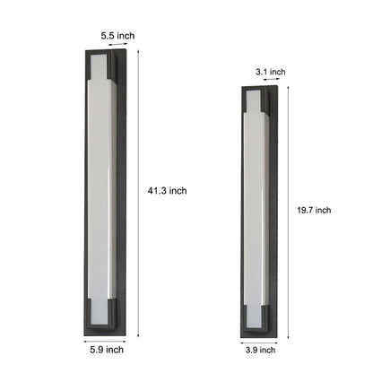 Cosmolume Rectangular Outdoor Wall Light