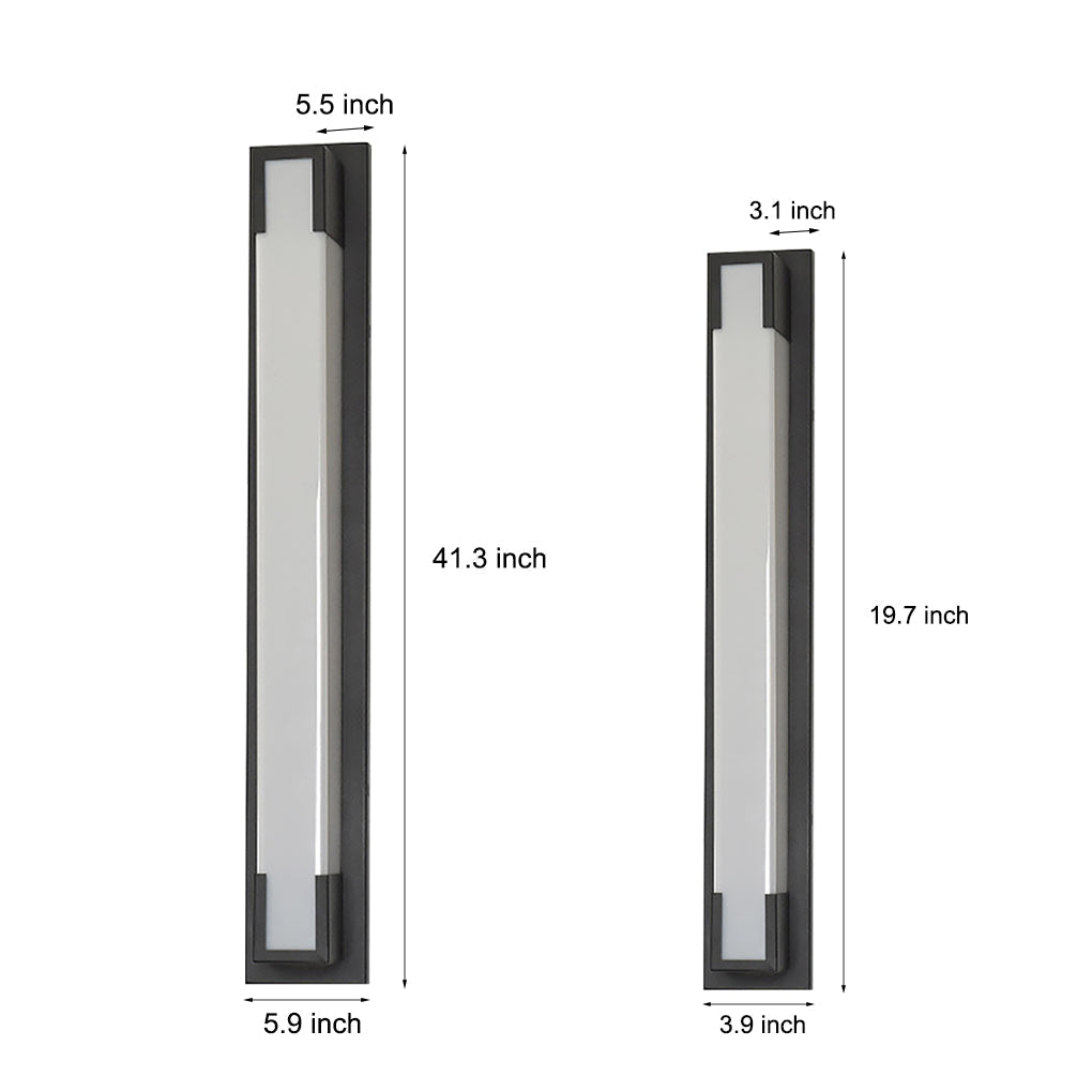 Cosmolume Rectangular Outdoor Wall Light