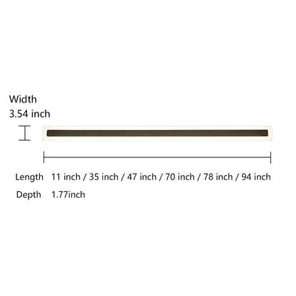 Aluminyx Modern Linear Outdoor Wall Light