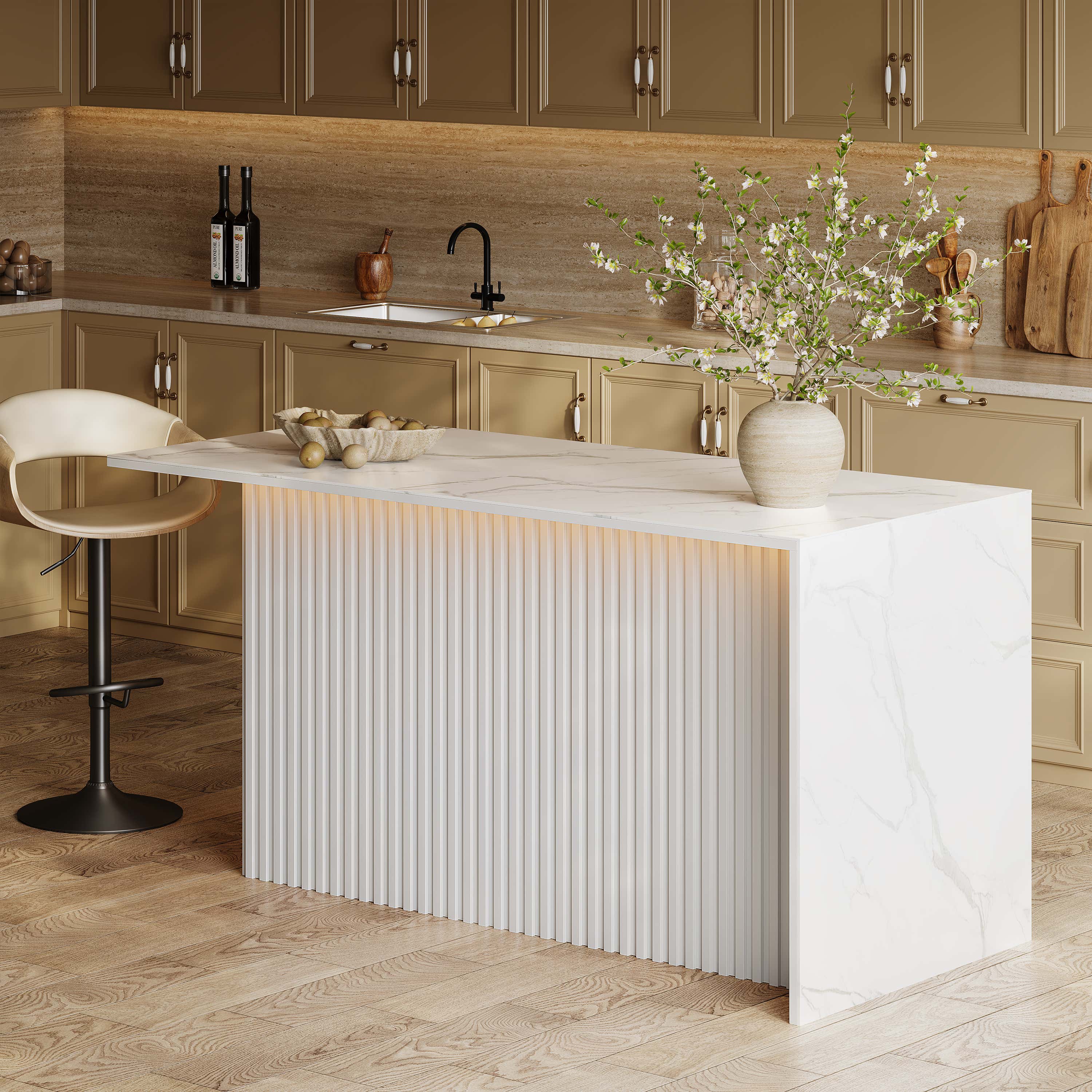 Nare Kitchen Island 180cm W