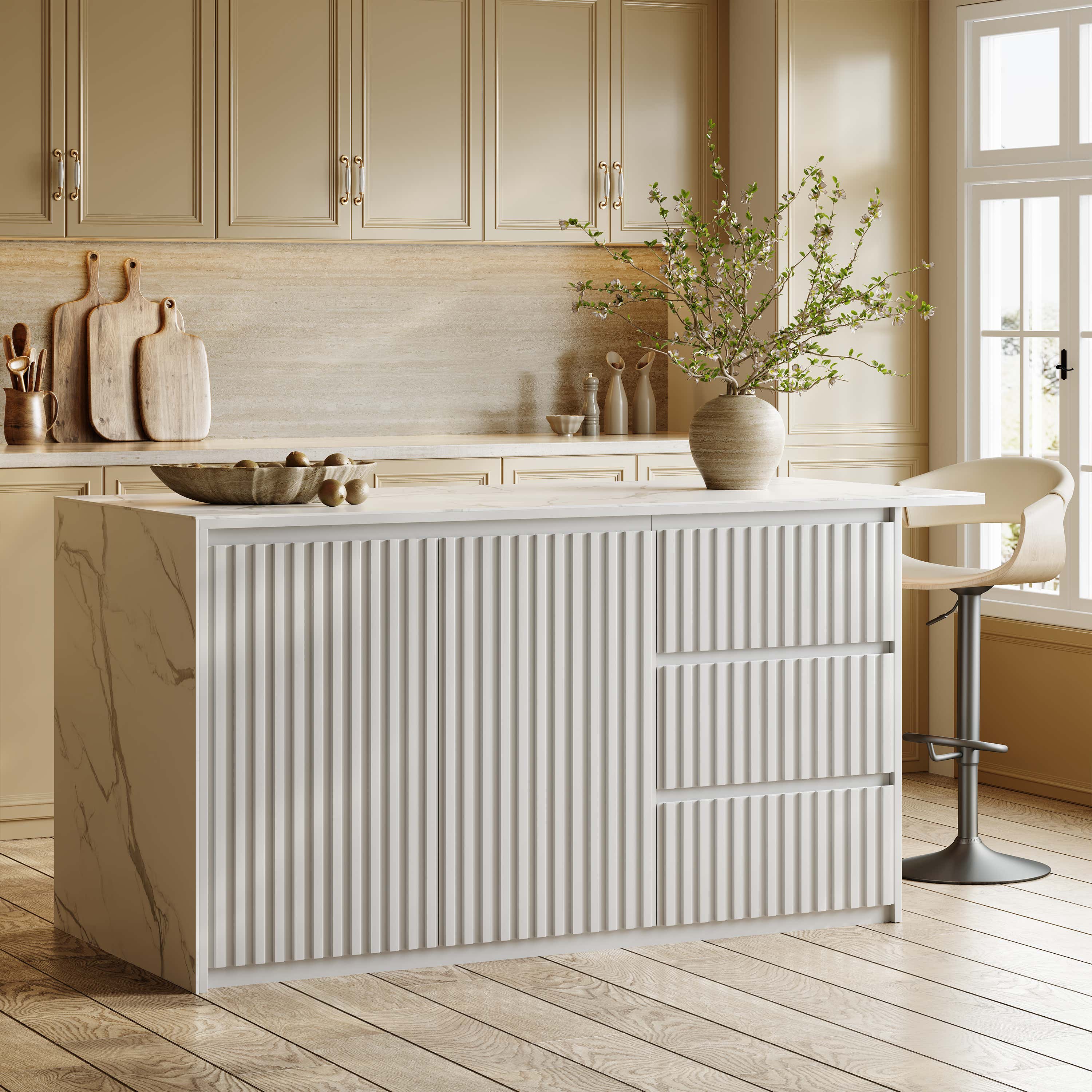 Nare Kitchen Island 180cm W