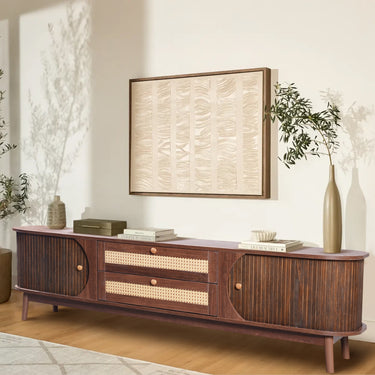 MARIS RATTAN MEDIA CONSOLE 64"