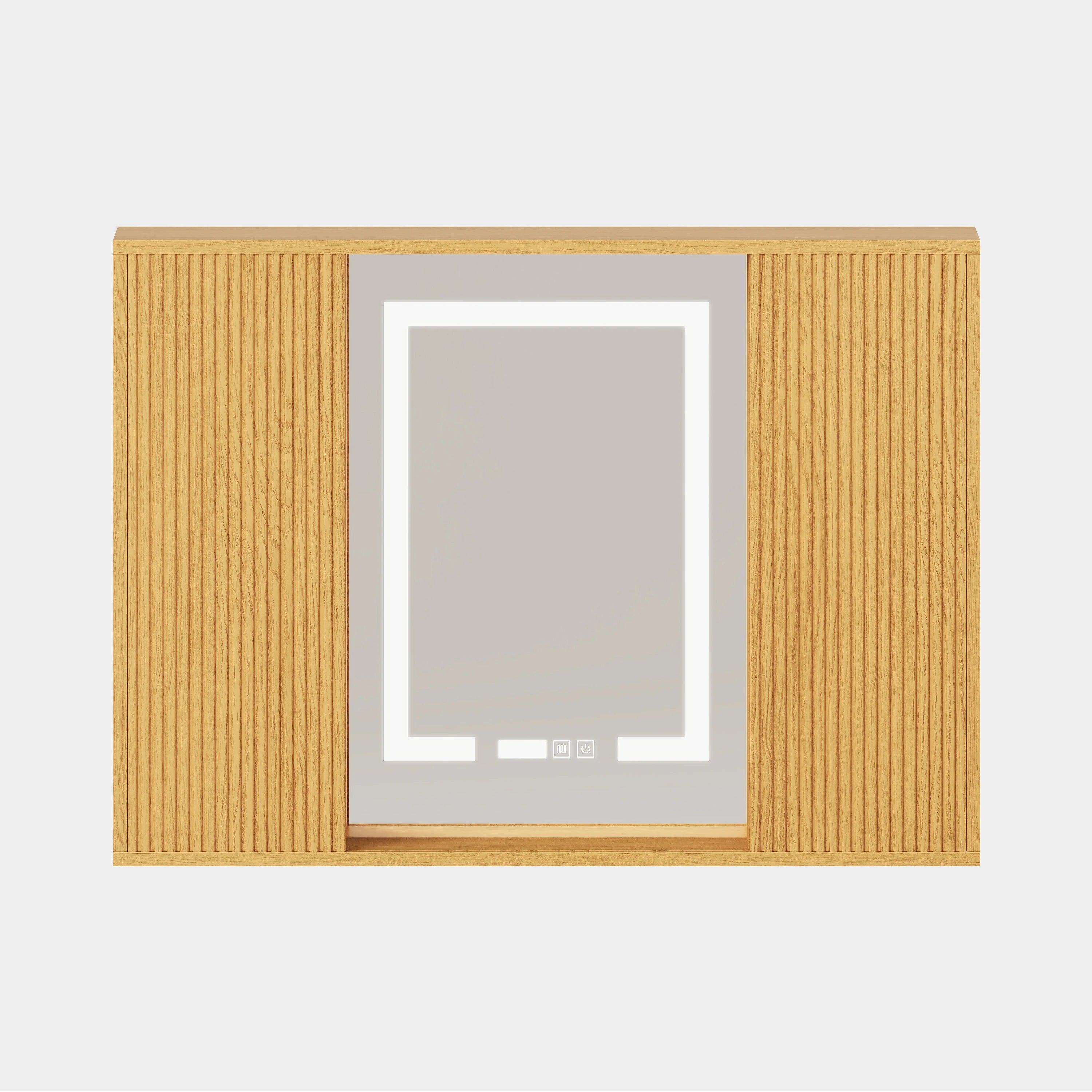 Isla Oak Bathroom Wall Mirror 36"