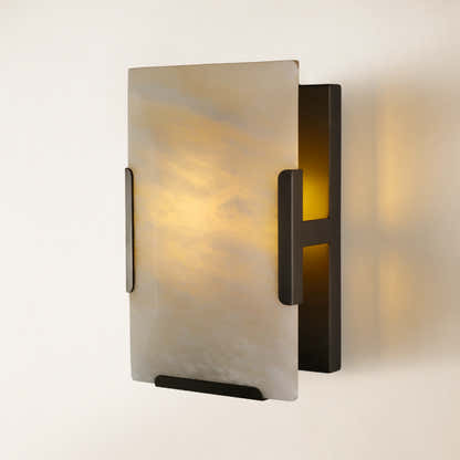 Maris Alabaster Wall Sconce 10"H