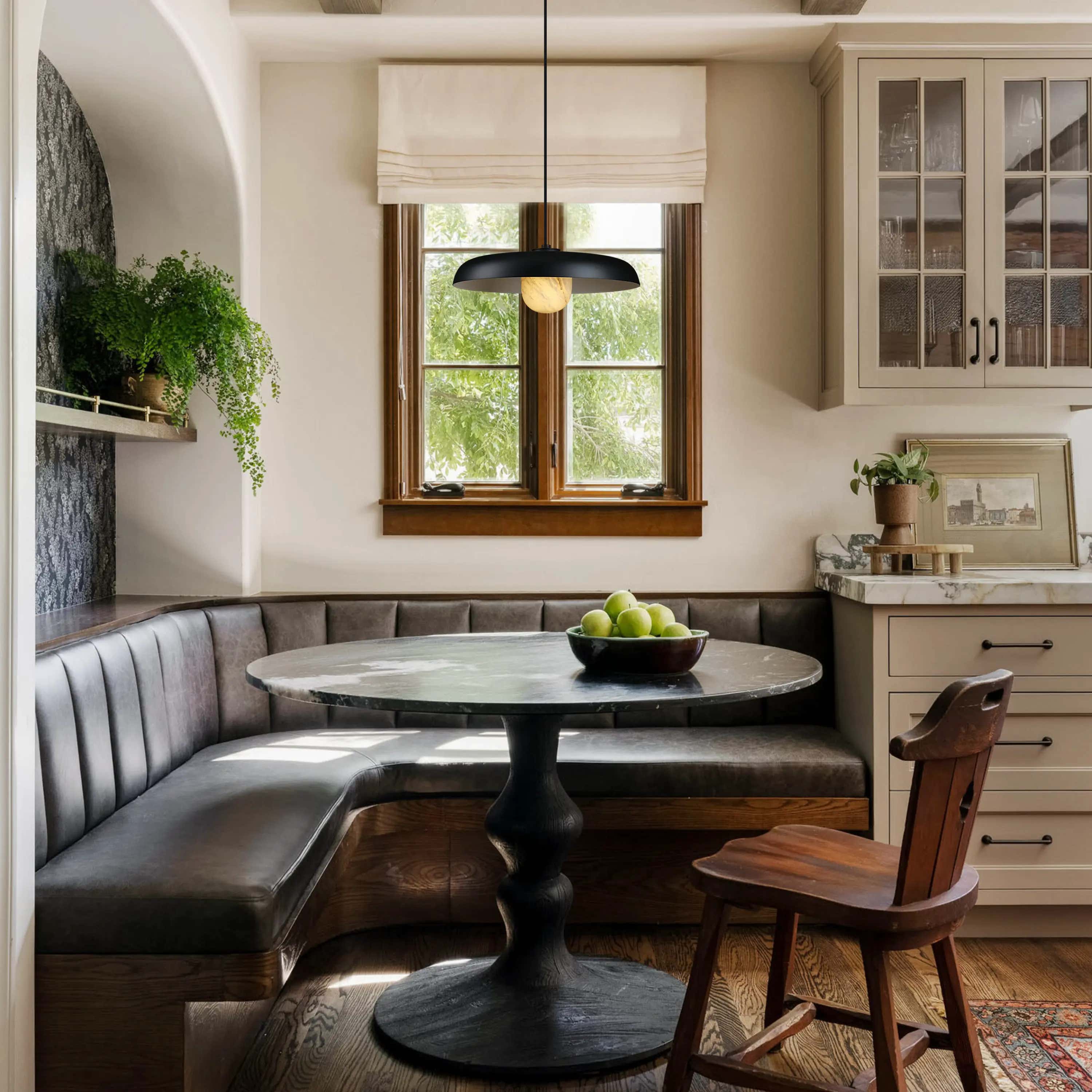 Minera Alabaster Pendant Light 16"D