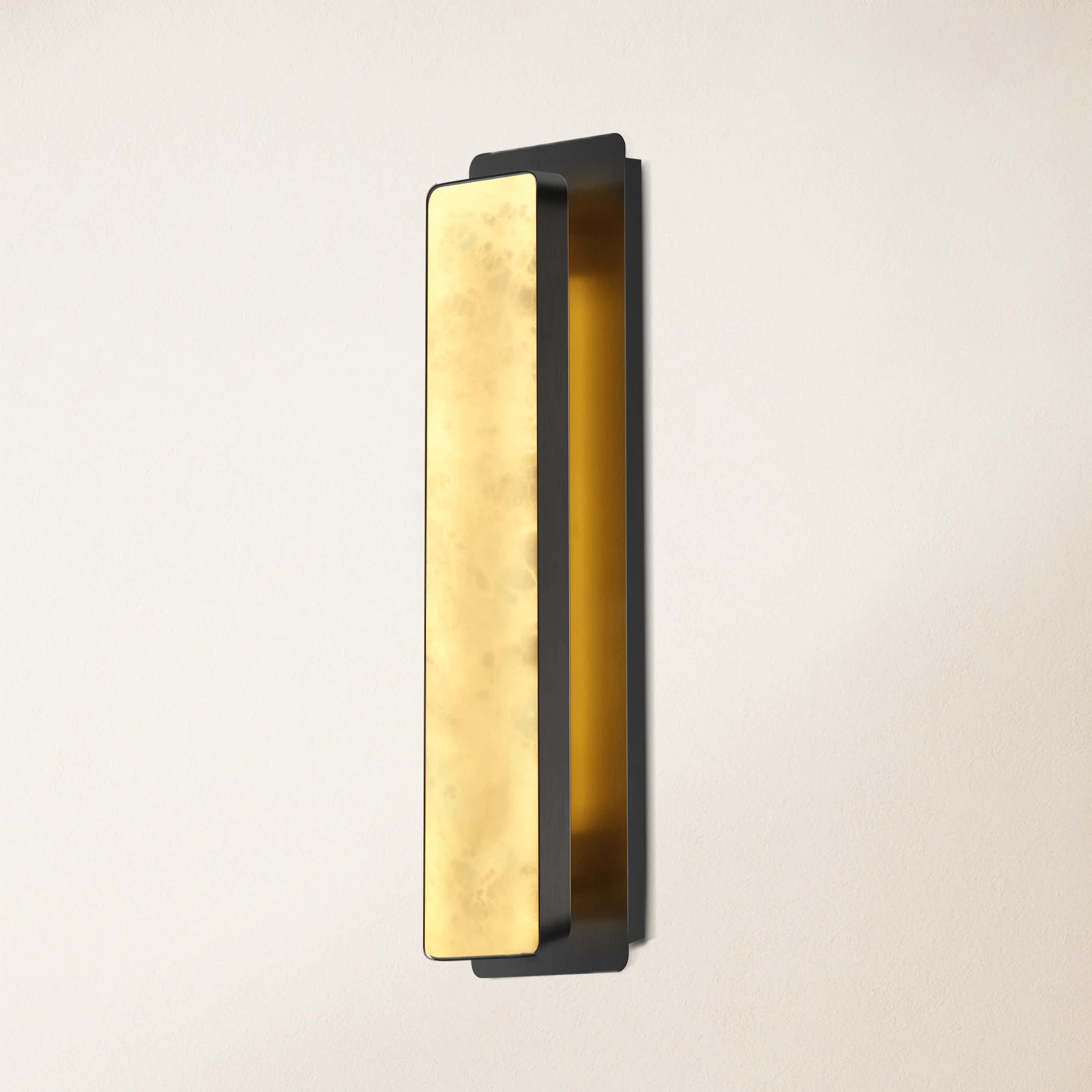 Mintreux Alabaster Wall Sconces 20"H#Finish_Black