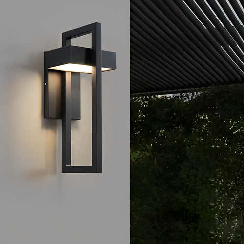 Aqualith Rectangular Minimalist Outdoor Wall Light