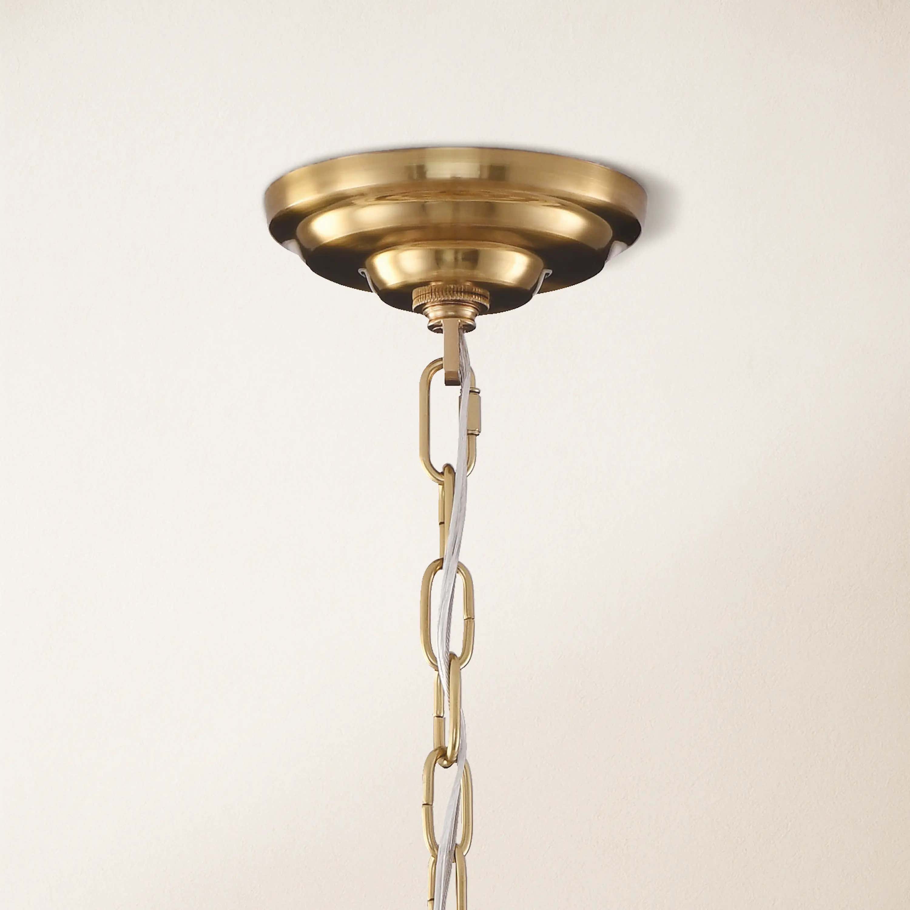 Moira Alabaster Multi-Tier Round Chandelier 32"D