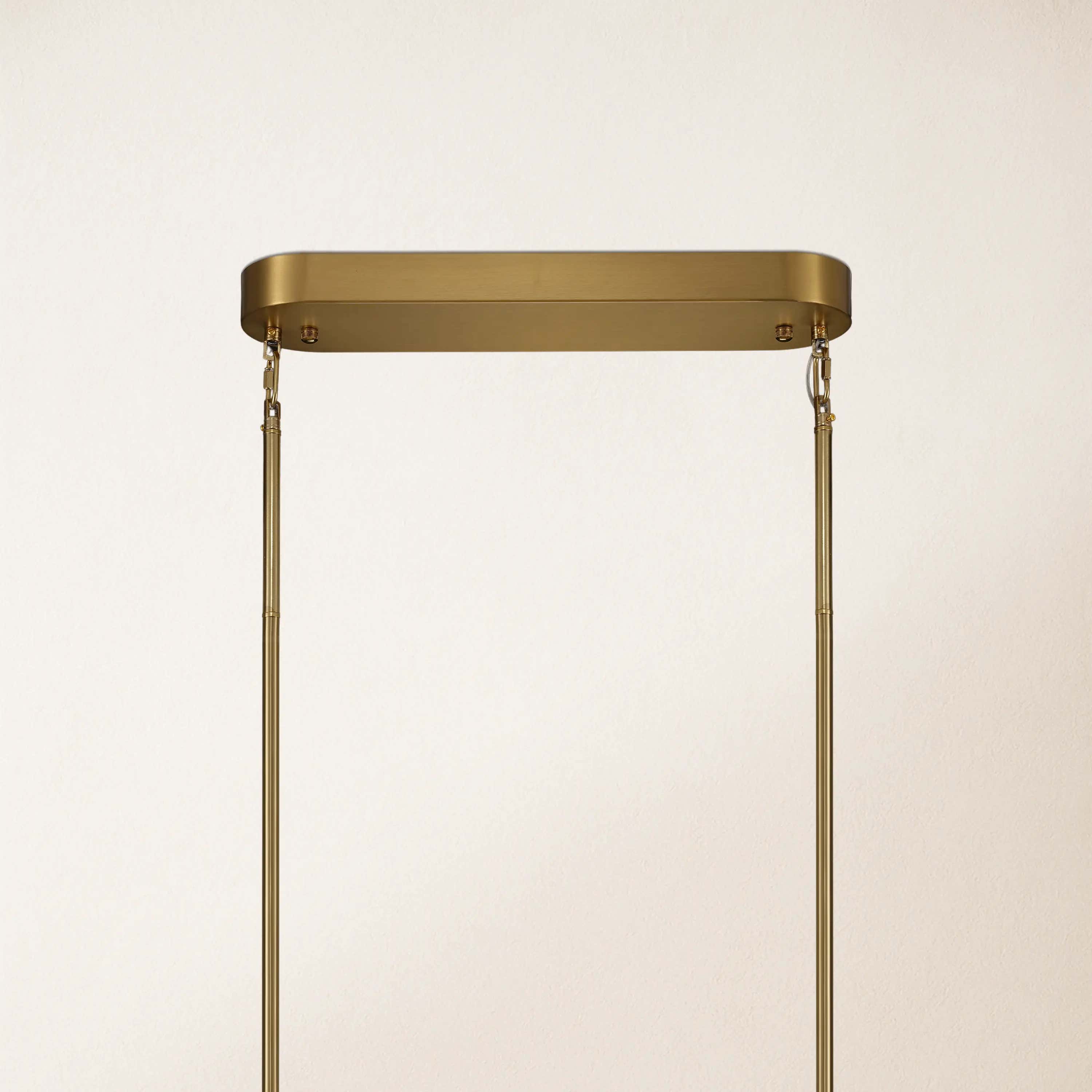 Moira Alabaster Oval Chandelier 43"W