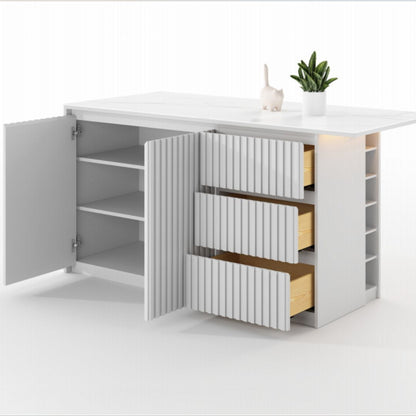 Nare Kitchen Island 70.9"W