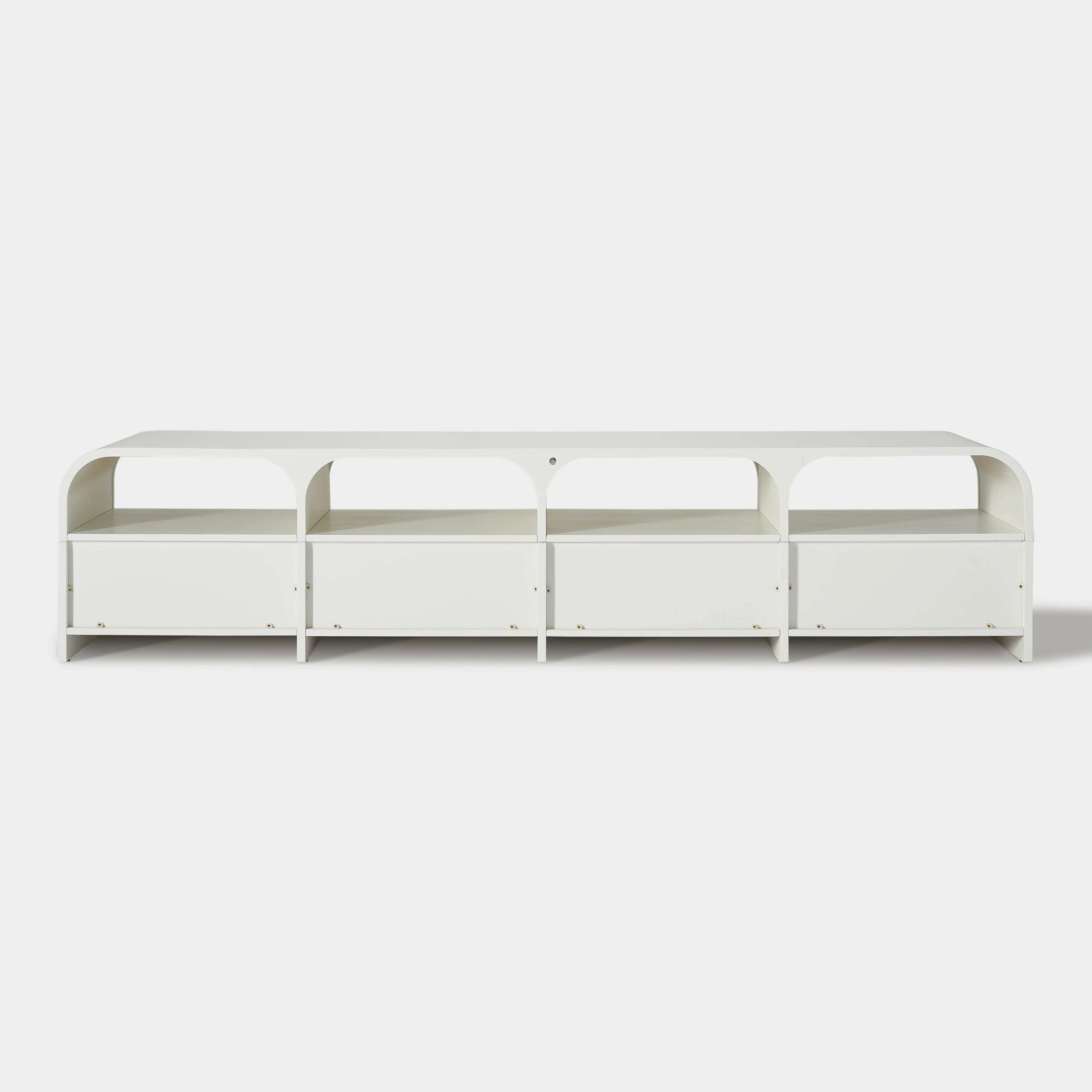 Naru Media Console and Coffee Table Set