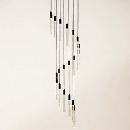 Nova Cascade High Ceiling Chandelier 20"D