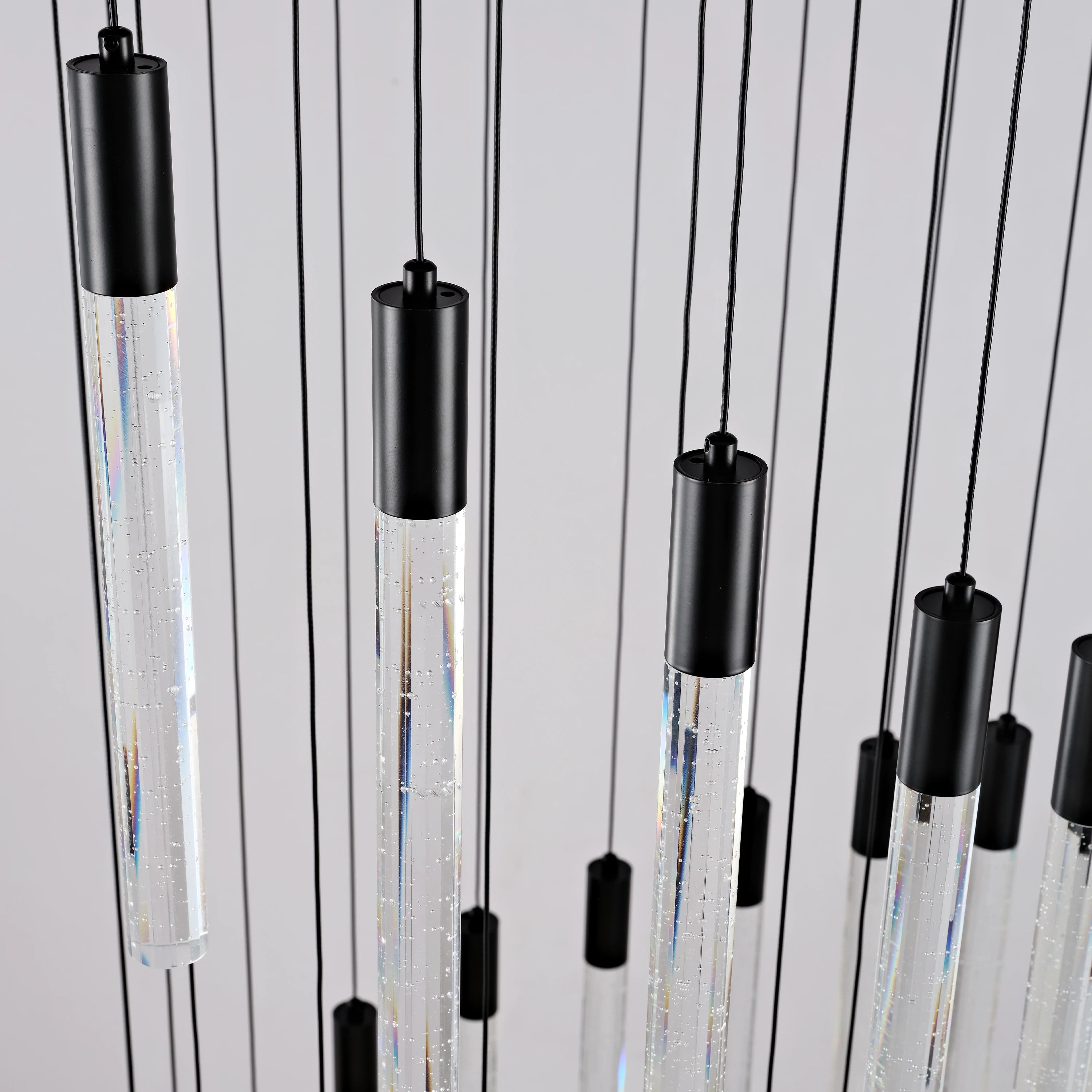 Nova Cascade High Ceiling Chandelier 20"D