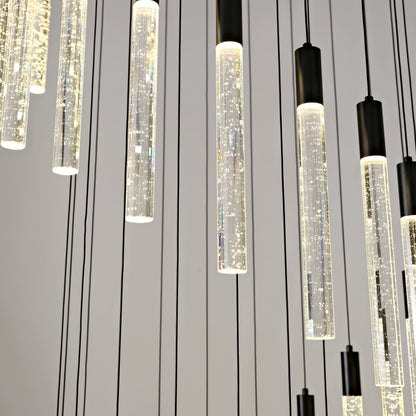Nova Cascade High Ceiling Chandelier 20"D