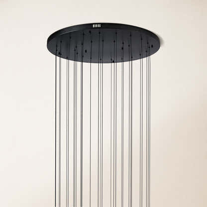 Nova Cascade Modern LED High Ceiling Chandelier 24"D