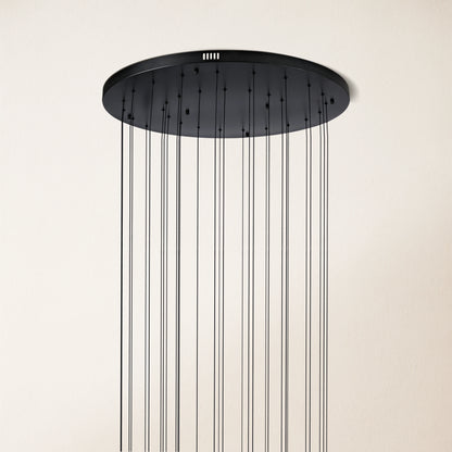 Nova Cascade High Ceiling Chandelier 20"D