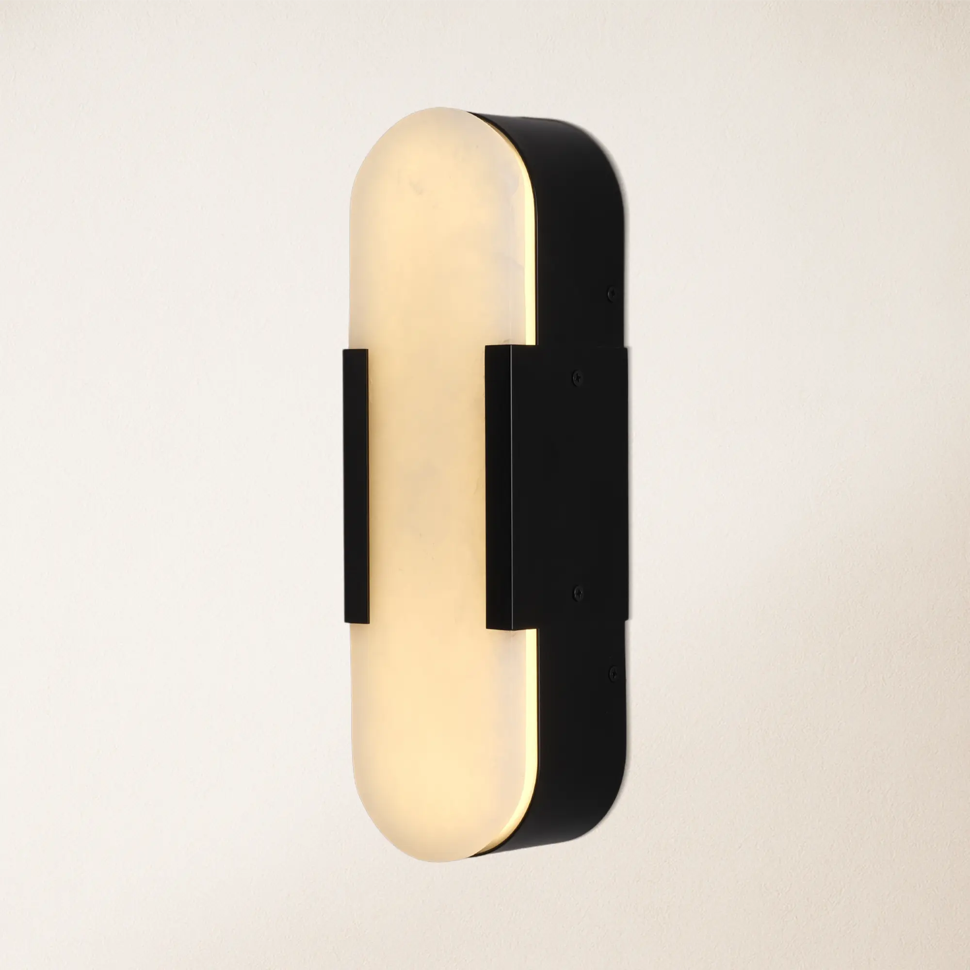 OpalEdge Alabaster Wall Sconce 14"H