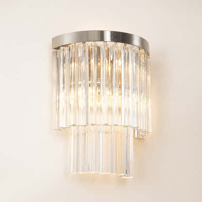 Prismari Tiered Glass Wall Sconce