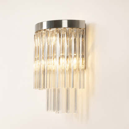 Prismari Tiered Glass Wall Sconce