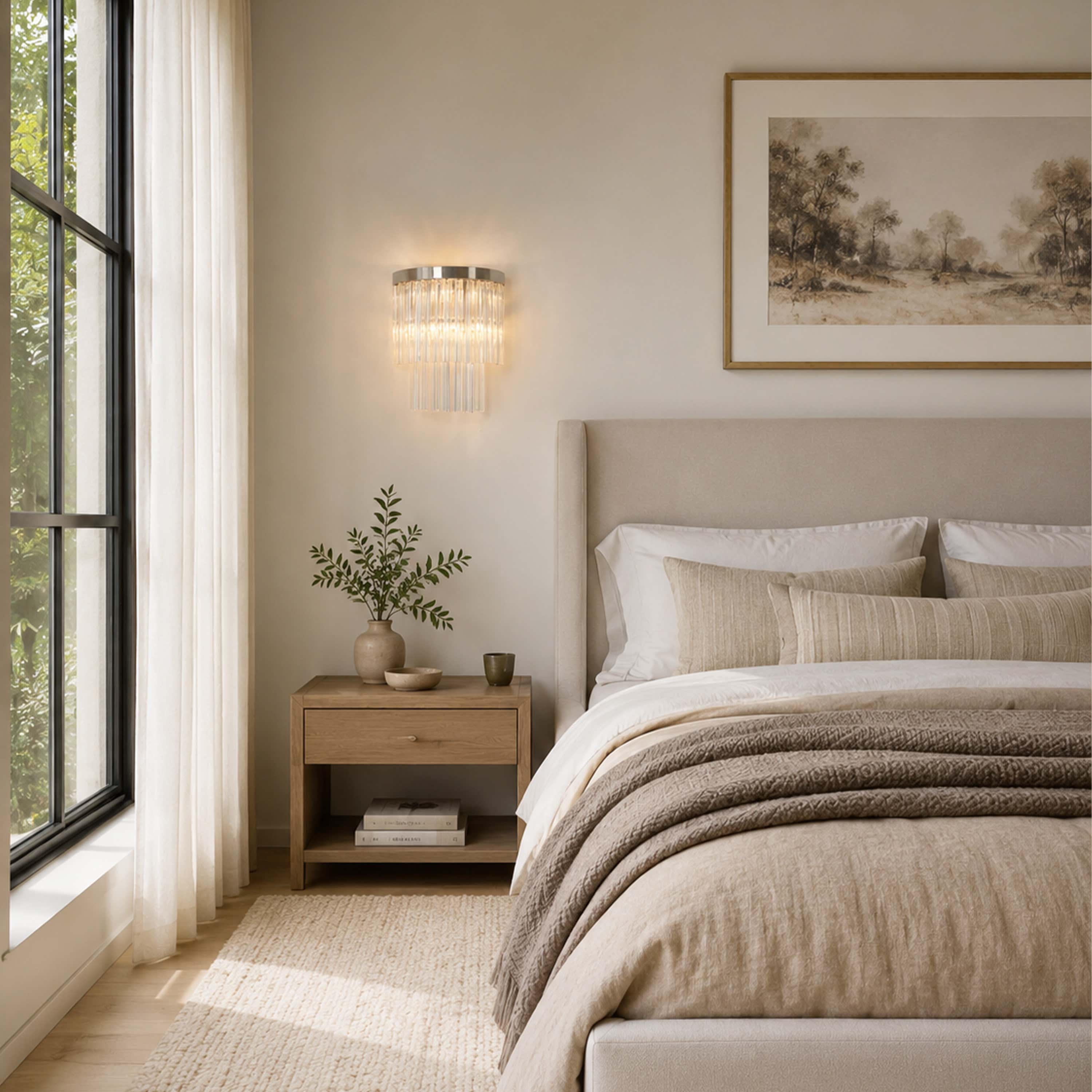Prismari Tiered Glass Wall Sconce