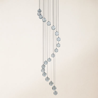 Pearl Ball Ceiling Round Chandelier 26"D