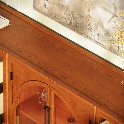 Alvar Arched 94.5″ Oak Modular Media Console(Set of 3)