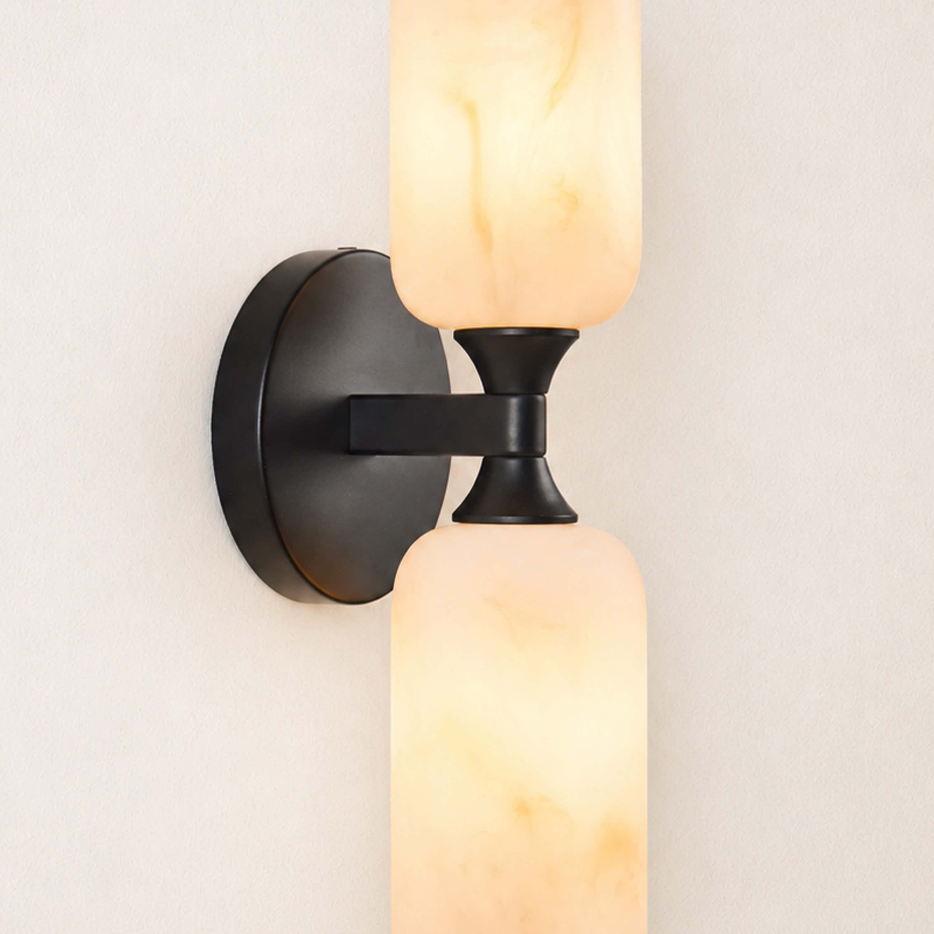 Axis Resin Alabaster Texture Wall Sconce 14"H