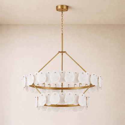 Moira Alabaster Custom Round Chandelier 48"D