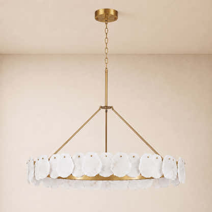 Moira Alabaster Custom Round Chandelier 48"D