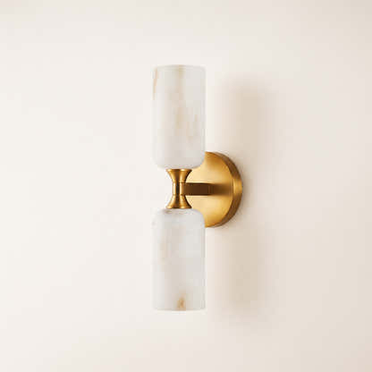 Axis Resin Alabaster Texture Wall Sconce 14"H