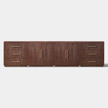 Holt Oak Modular Media Console (Set of 4)