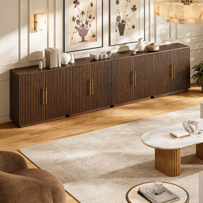 Holt 126″ Solid Oak Console(Set of 4)