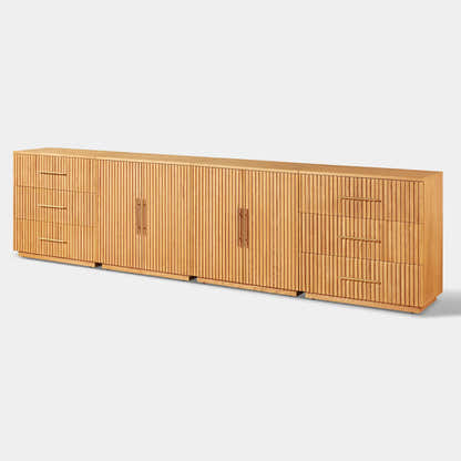 Holt Oak Modular Media Console (Set of 4)