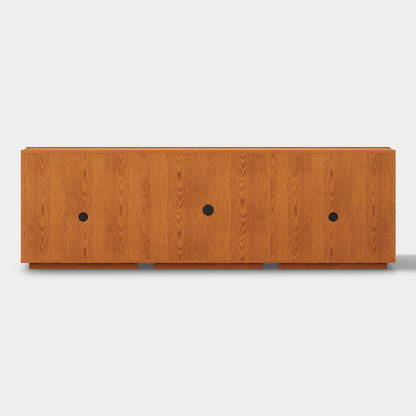 Alvar Arched 94.5″ Oak Modular Media Console(Set of 3)