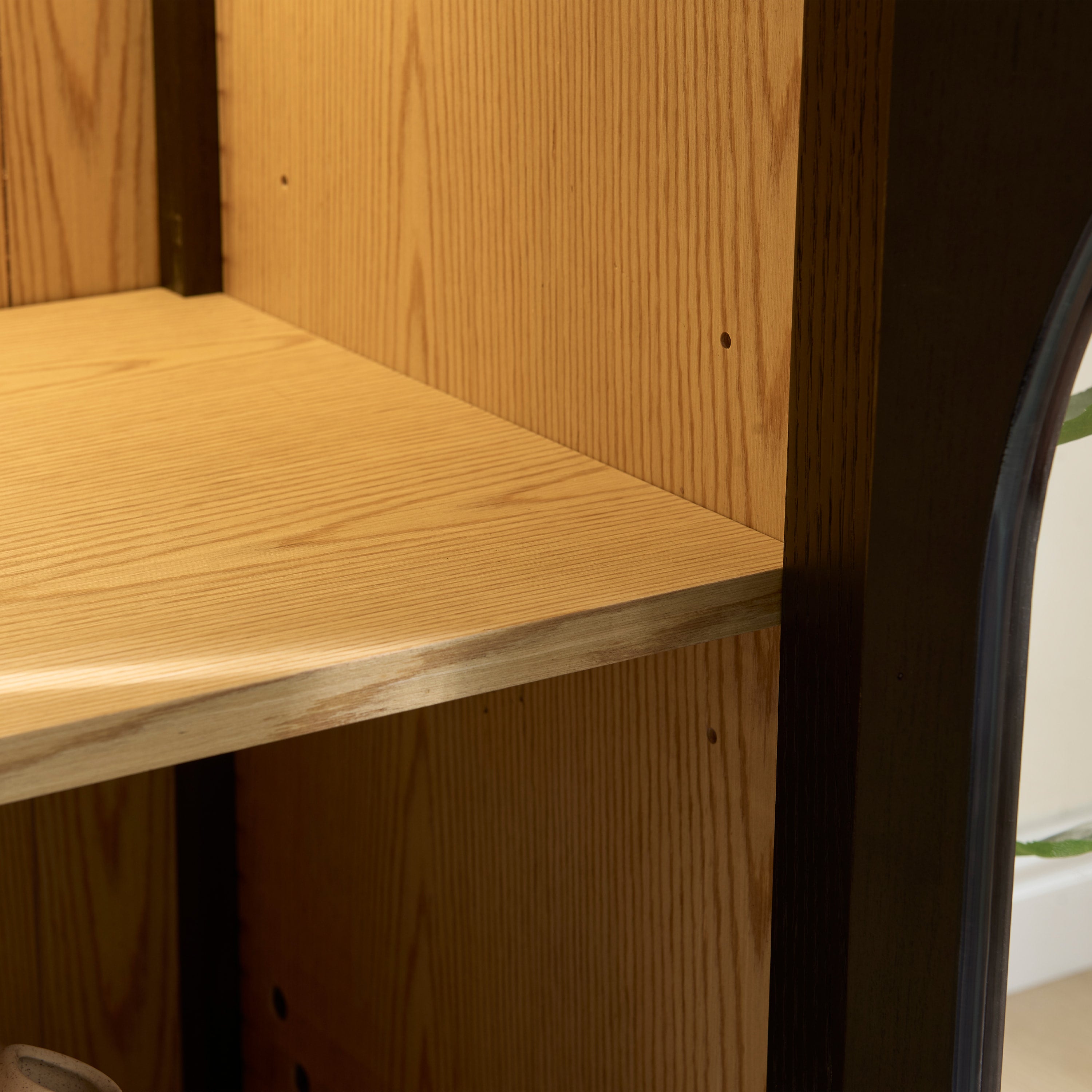 Alvar Arched 95″ Oak Media Console(Set of 3)