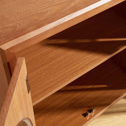 Alvar Arched 32″  Oak Storage Cabinet