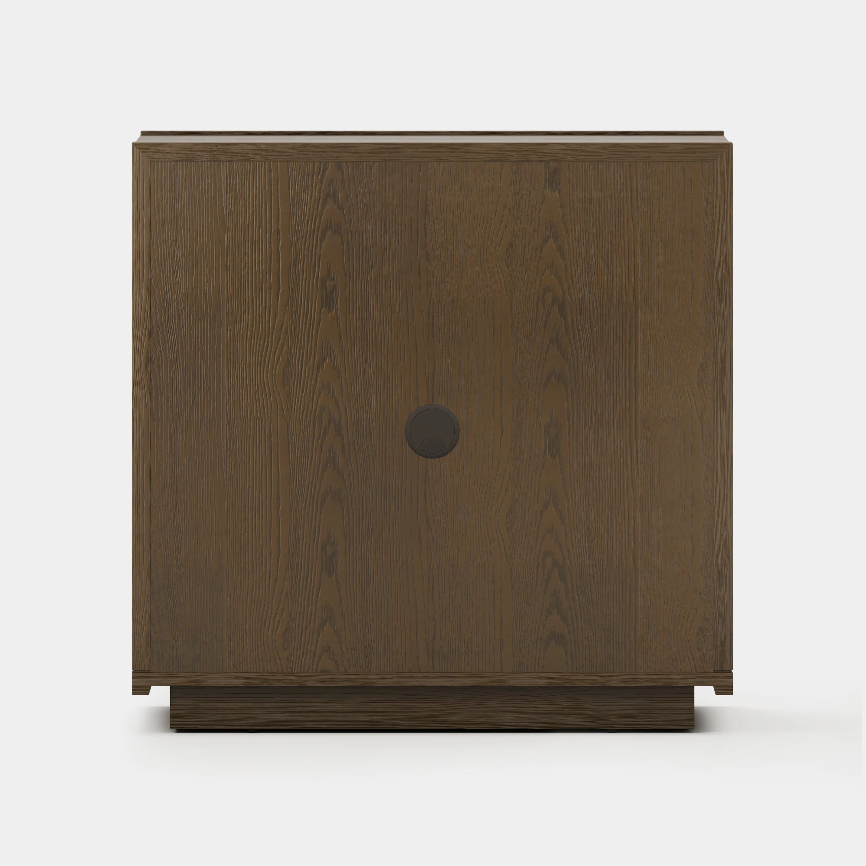 Alvar Arched 32″  Oak Storage Cabinet