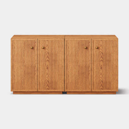 Avery Oak Cabinet 60"W (Set of 2)