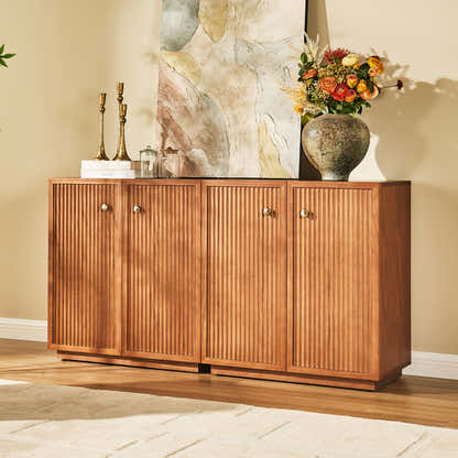 Avery Oak Cabinet 60"W (Set of 2)