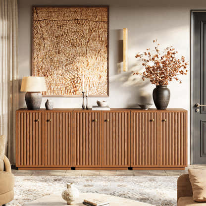 Avery Oak Sideboard 90"W(Set of 3)