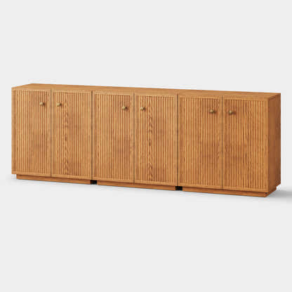 Avery Oak Sideboard 90"W(Set of 3)