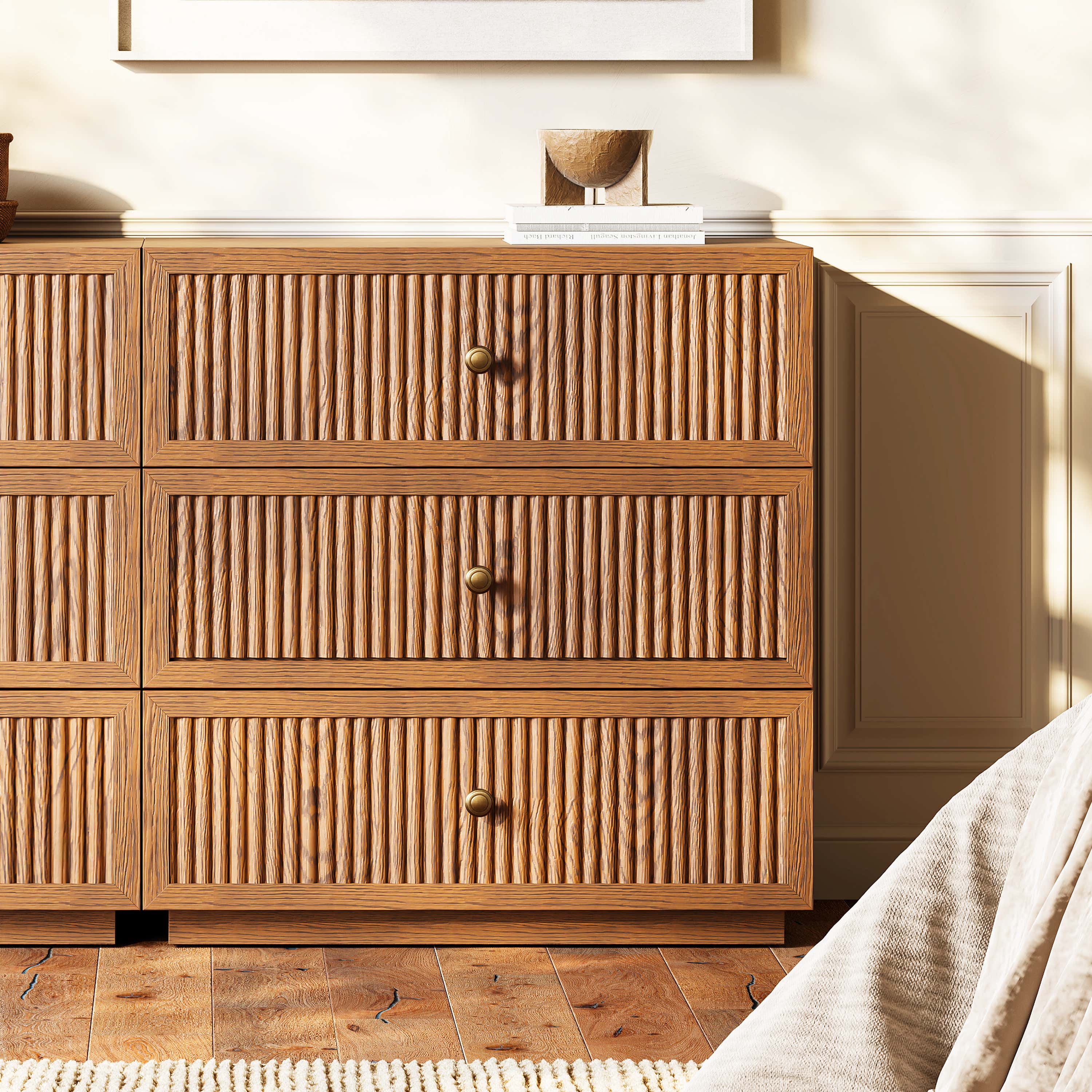 Avery Oak Drawer 60"W (Set of 2)