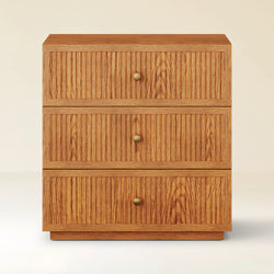 Avery Oak 3-Drawer Chest 30