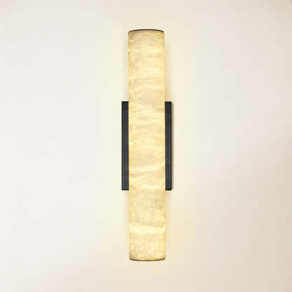 Sylvia Palladian Alabaster Wall Sconce 20"H