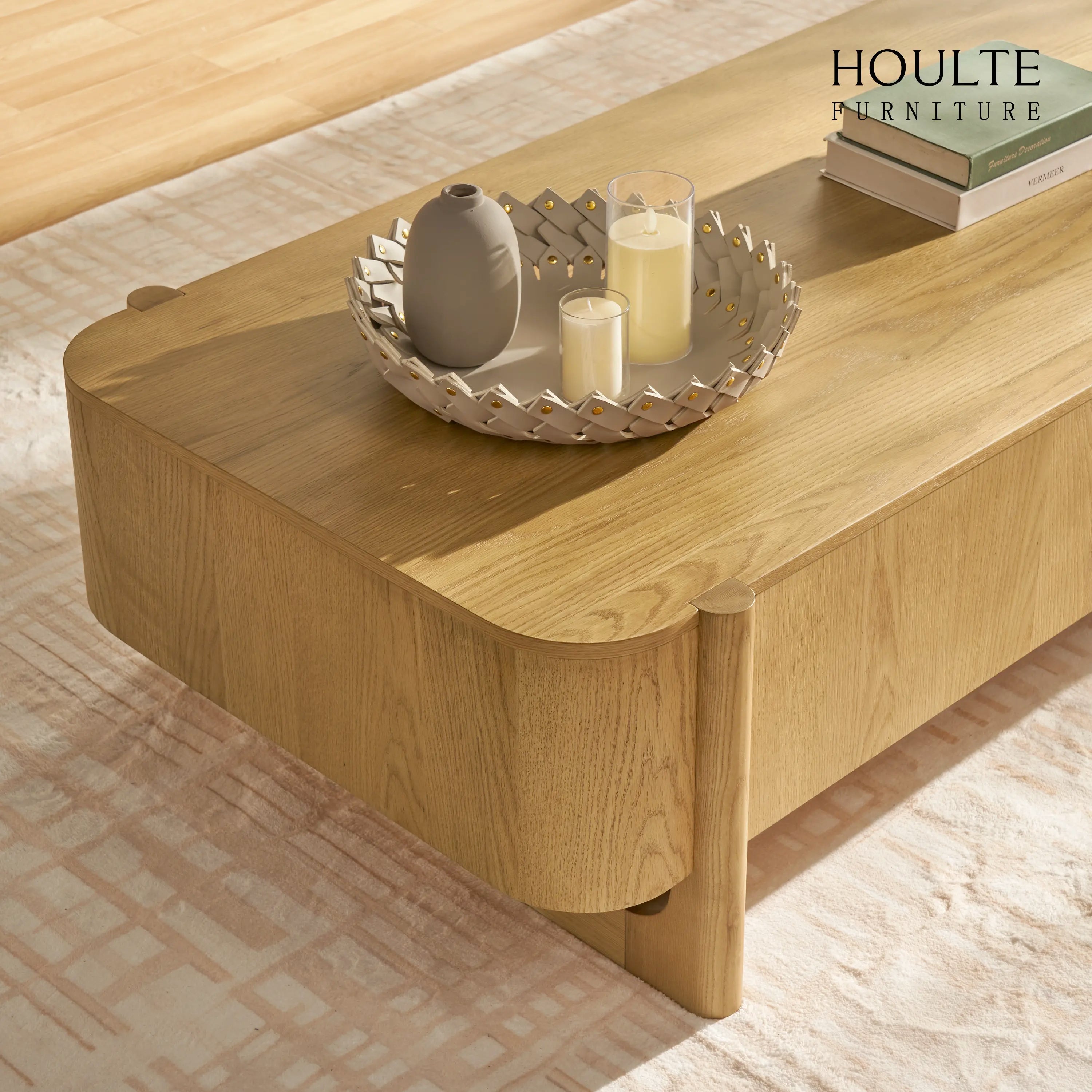 Silas Extendable TV Stand and Coffee Table Set