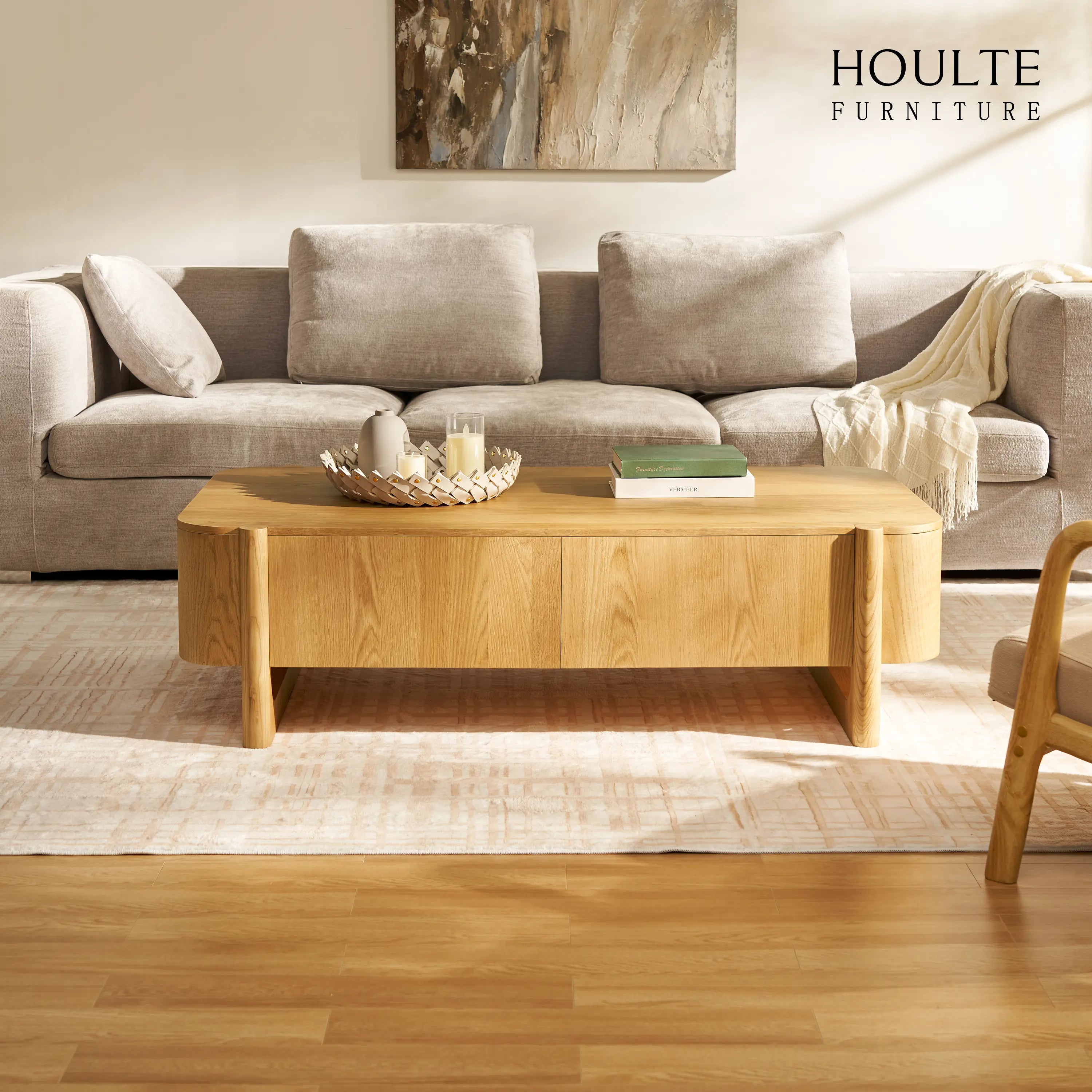 Silas Extendable TV Stand and Coffee Table Set