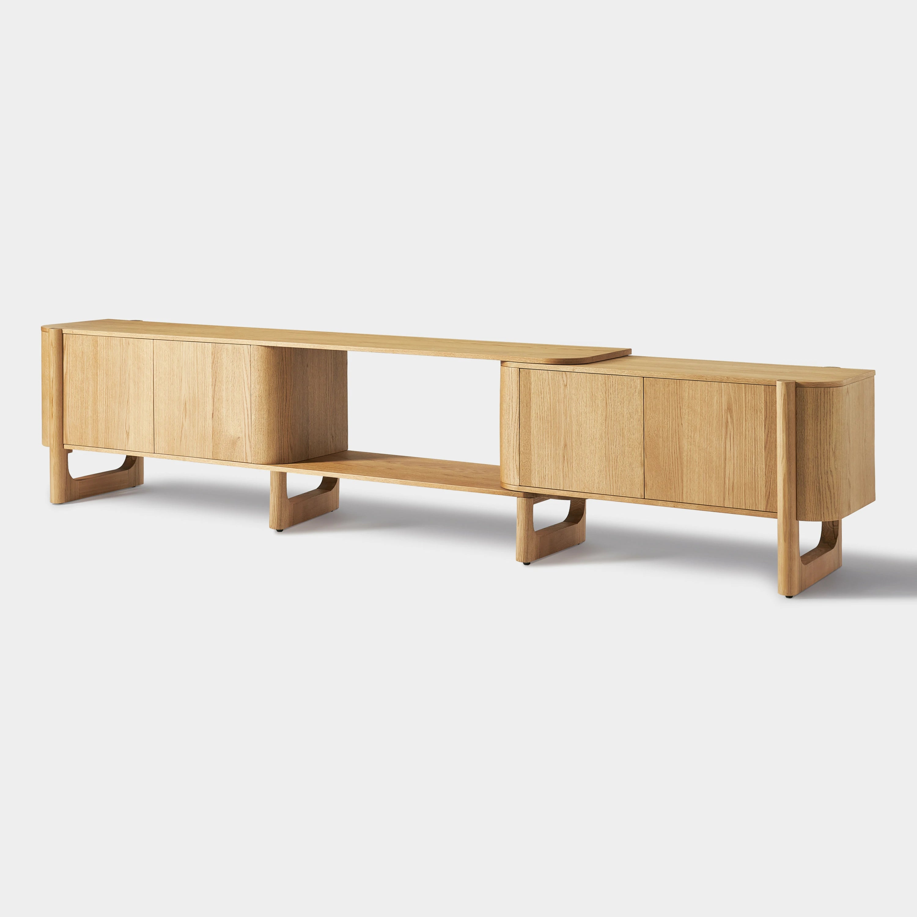 Silas Extendable TV Stand and Coffee Table Set