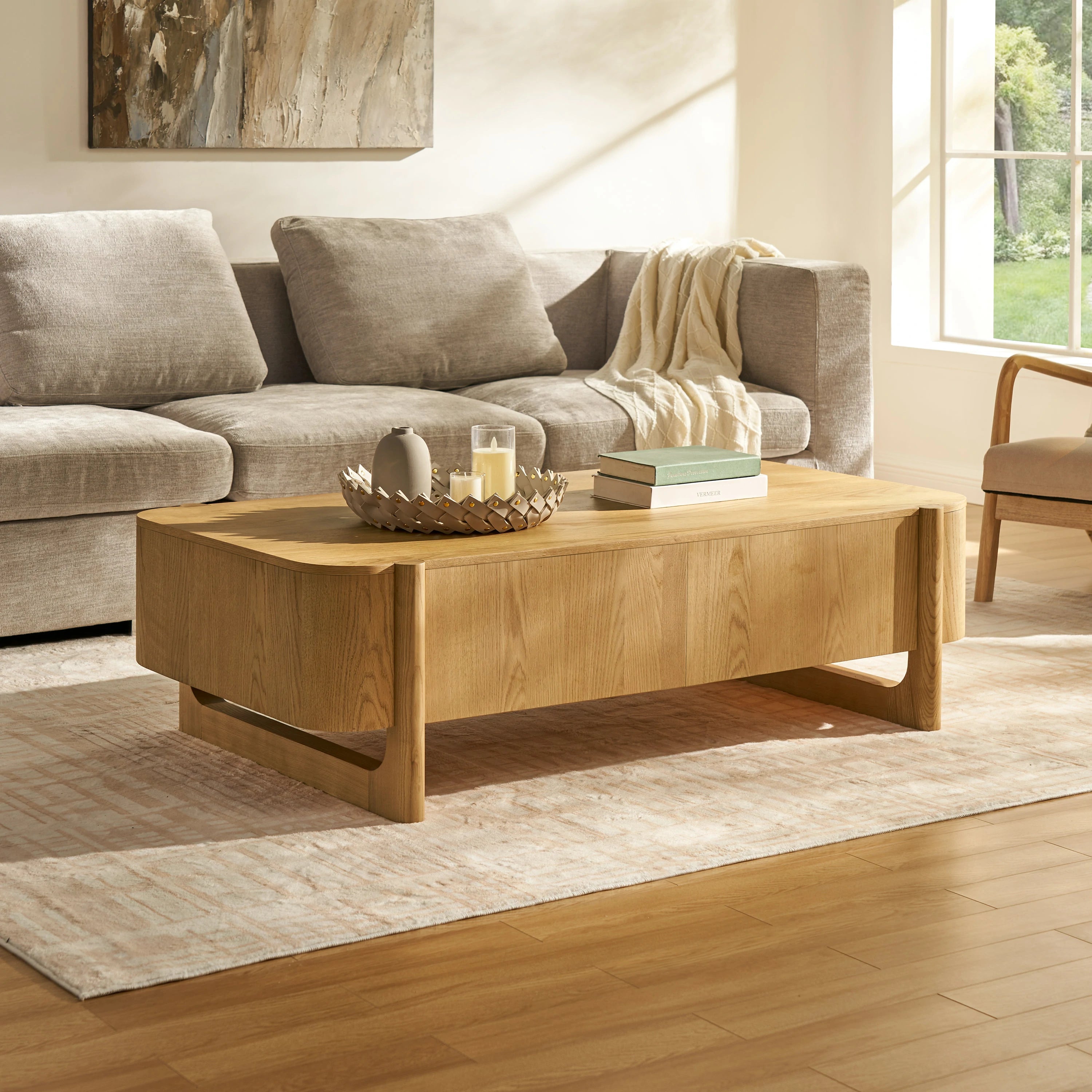 Silas Coffee Table 55"W
