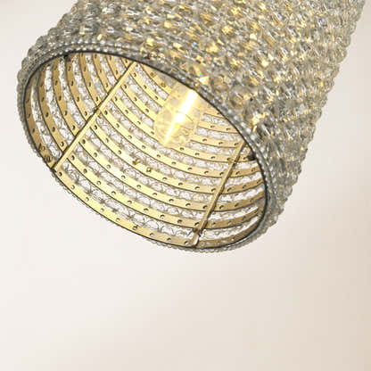 Stellar Beads Pendant Lights Smoke Clear 12"