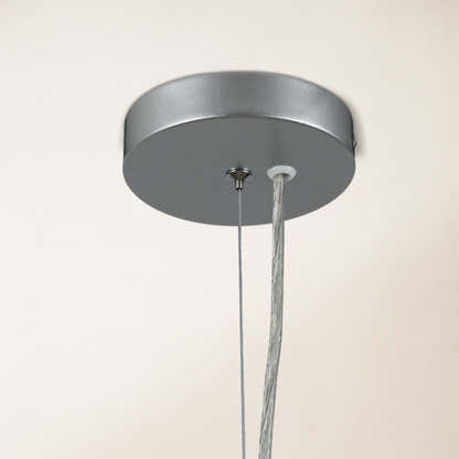 Stellar Beads Pendant Lights Smoke Clear 12"